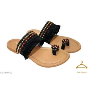 FIT O FIT Women Ethnic Flats Sandal for Party and Casual Wear