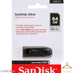 64GB Ultra PenDrive [USB 3.0 ]130MB/READ ,SPEED 