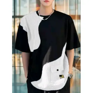 #1008 New Style Side Pocket T-shirt 