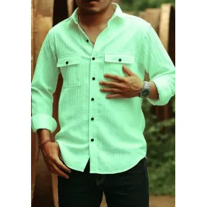 #1064 Mens popcorn shirt 