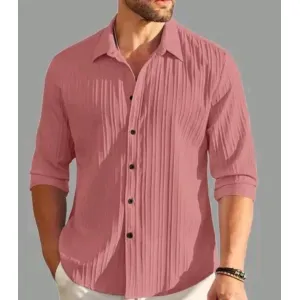 #1066 Cotton Blend Shirt for Men 