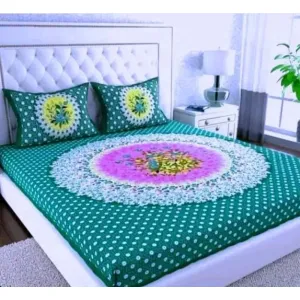 #378 Jaipuri Cotton Double Bedsheet