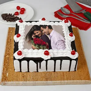 Photo Print Cake Square Shape 