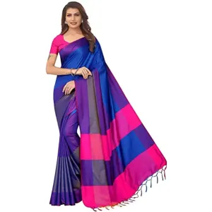 Dhruvi Trendz Soft Cotton & Silk Saree For Women Banarasi Saree Under 399 2021 Beautiful F