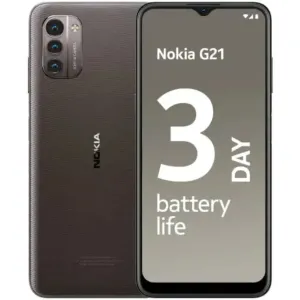 Nokia G21 Android Smartphone, Dual SIM, 3-Day Battery Life, 4GB RAM + 64GB Storage, 50MP