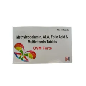 Methylcobalamin,ala,folic acid & multivitamin tablets(ovm forte )