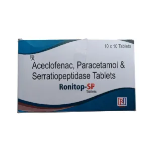 ACECLOFENAC + PARA + SERRATIO ( RONITOP SP )