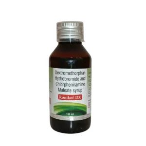 Dextromethorphan hydrobromide and chlorpheniramine maleate syrup 100 ml(RONIKOF DX )