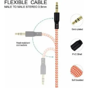 Male to Male Audio Cable 3.5mm jack