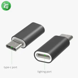 IPhone Female to USB-C Type-C Male Charger Cable Adapter - Multicolor
