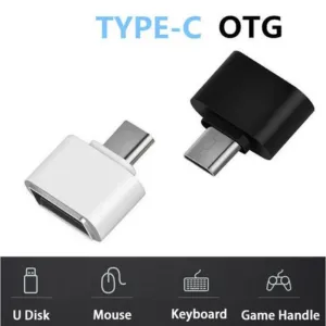 Type-C to USB A Female OTG Adapter - assorted color
