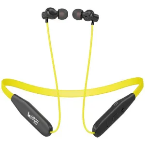 Bluetooth Lightweight Wireless Neckband with in-Built Mic, Magnetic Earbuds, Up to 20 Hour