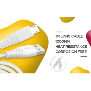 Type-C 1m Cable 2.4A Super Fast Charging/Data Transfer Compatible with All Type-C