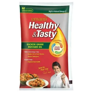 Emami Healthy & Tasty Kachchi Ghani Mustard Oil