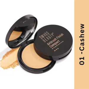 Swiss Beauty Compact, AIRBRUSH FINISH COMPACT WITH SPF 10, 9g