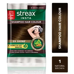 Streax Shampoo Hair Colour, 18ml