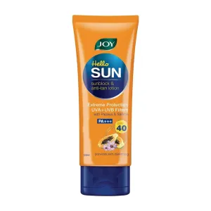 Joy Sunscreen Sunblock & Anti-Tan Sunscreen SPF 40 PA+++,120ml
