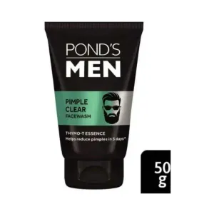 Ponds Facewash Men Pimple Clear Facewash With Thymo-T Essence, (50gm)