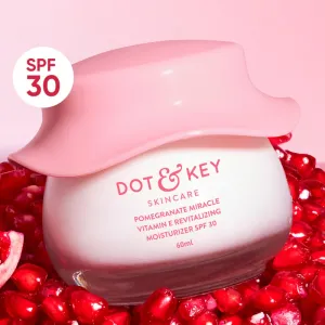 DOT&KEY Pomegranate + Multi-Peptide Anti Ageing Moisturizer SPF 30, 60ml