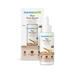 Mamaearth Serum,Rice Face Serum With Rice Water & Niacinamide for Glass Skin - 30 ml