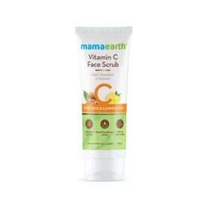 Mamaearth Face Scrub Vitamin C Face Scrub for Glowing Skin, With Vitamin C and Walnut For 