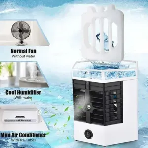 1488 Mini Air Conditioner ARCTIC COOLER Air Cooler Humidifier Mini Portable Air Cooler Fan