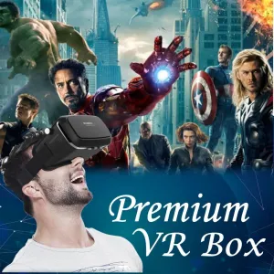 1447 VR Virtual Reality Headset 3D Glasses for Video Games Movies