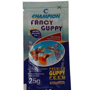 Fancy guppy food