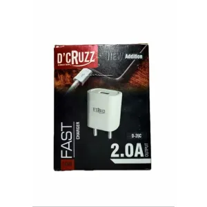 D'CRUZZ Fast Charger 2.0A