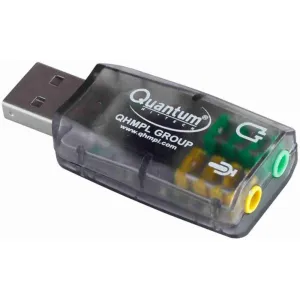 Quantum USB Sound Card QHM-623 for All Computer/PC/Laptop