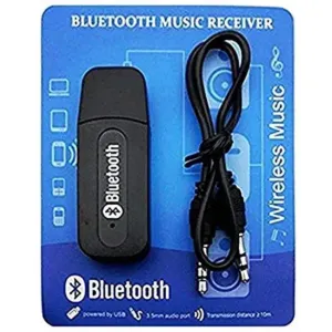 Phone Bluetooth Stereo System Audio Aux Receiver USB Adapter 3.5mm for Car Speaker