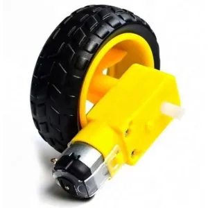 Dual Shaft BO motor with wheel 300 rpm