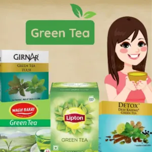 Green Tea And Kawa Tea