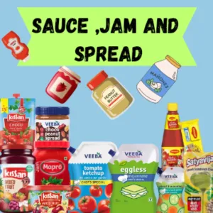 SAUCE, JAM AND SPREADS(સોસ, જામ અને સ્પ્રેડ્સ)
