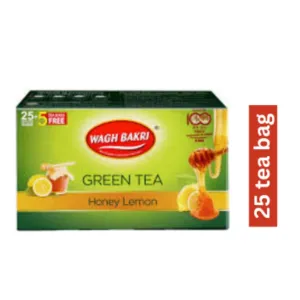 Waghbakri Honey Lemon Green Tea 25 Tea bag 