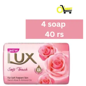 Lux Pink 4 soap 40/-