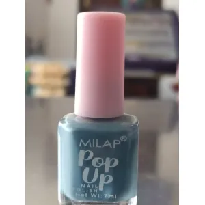 Milap Popup nail polish mate grey colour no 83 mrp 40/-