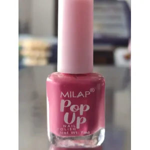 Milap Popup nail polish mate pink no 69 mrp 40/-