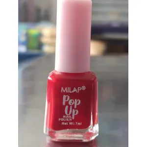 Milap Popup nail polish original red no 50 mrp 40/-