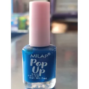 Milap popup nail polish Original Blue no 82 Mrp 40/-