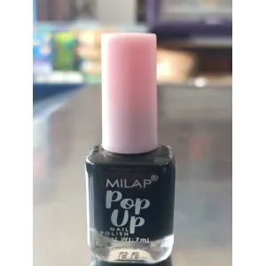 Milap Popup nail polish pure black no 53 mrp 40/-