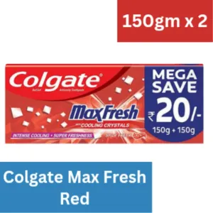 Colgate Max Fresh Red Toothpaste 300gm(150gm x 2) 200/-