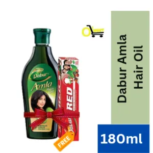 Dabur Amla Hair 180ml (free dabur paste) 180ml 90/-