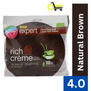 Godrej Natural Brown Hair Colour (no 4.0) 35/-