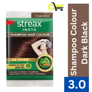 Strex Shampoo Hair Colour Dark Brown (no 3.0) 25/-