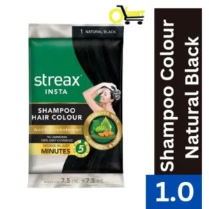 Strex Shampoo Hair Colour Natural Black (no 1.0) 25/-