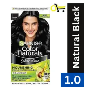Garnier Colour Natural Cream Natural Black Hair Colour (no 1.0) 89/-