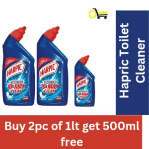 Harpic Toilet cleaner Buy 2 (1LT) get 1 (500ml) free 430/-