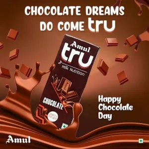 Amul True Chocolate Flavour milk 10/-