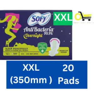Sofy Antibacterial Overnight Pad XXL (350mm) 20pc 304/-